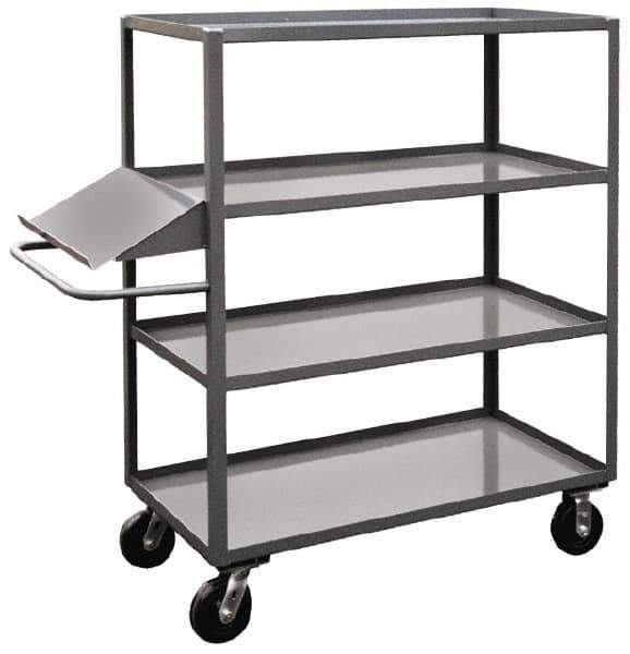 Jamco - 3,000 Lb Capacity, 24" Wide x 60" Long x 60" High Order Picking Cart - 4 Shelf, Steel - Apex Tool & Supply