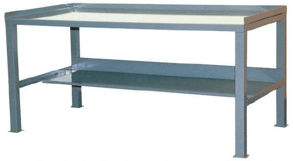 Jamco - 60 Wide x 30" Deep x 35" High, Steel Workbench - Comfort Edge, Fixed Legs - Apex Tool & Supply