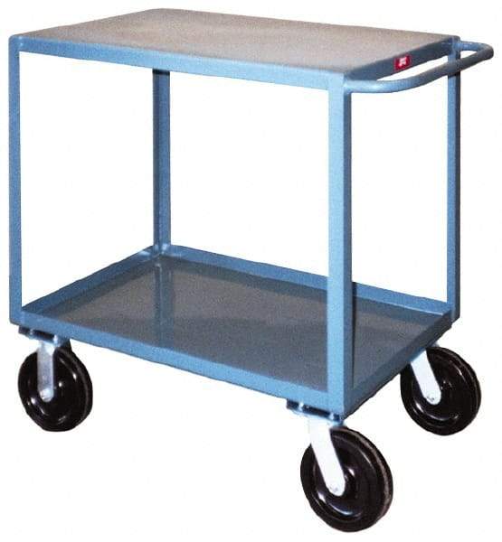 Jamco - 4,800 Lb Capacity, 36" Wide x 48" Long x 38" High Heavy Duty Service Cart - 2 Shelf, Steel - Apex Tool & Supply