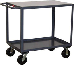 Jamco - 2,000 Lb Capacity, 24" Wide x 36" Long x 36" High Service Cart - 2 Shelf, Steel - Apex Tool & Supply