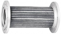 Mason Ind. - 5" Pipe, Braided Stainless Steel Single Arch Hose Pipe Expansion Joint - 18" Long, 200 Max psi, Flanged - Apex Tool & Supply