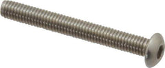 Value Collection - M3x0.50 Metric Coarse Hex Socket Drive, Button Screw - Grade 18-8 & Austenitic A2 Stainless Steel, Uncoated, Partially Threaded, 25mm Length Under Head - Apex Tool & Supply