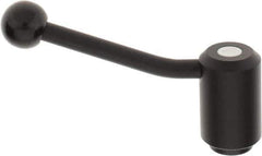 KIPP - M24 x 3.0, 1.61" Hub Diam, Steel Heavy Duty Adjustable Tension Lever with Internal Thread - 5.06" OAL, 1.85" High, 1.06" Hole Depth - Apex Tool & Supply