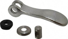 KIPP - 1/4-20, 0.59" Hub Diam, Stainless Steel Adjustable Clamping Handle - Apex Tool & Supply