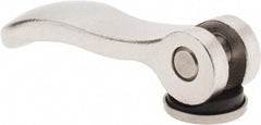 KIPP - M8 x 1.25, 0.94" Hub Diam, Stainless Steel Adjustable Clamping Handle - Apex Tool & Supply
