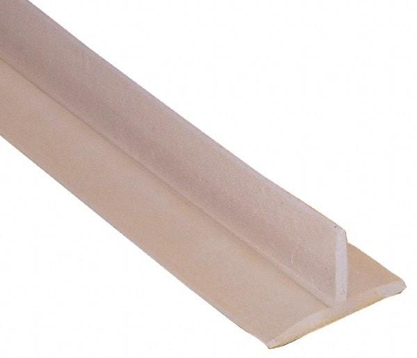 Pemko - 9' Long x 7/16" Wide, Adhesive Astragal/Meeting Stile Seals Weatherstripping - 1-3/4" Door Thickness, Silicone, Clear Finish - Apex Tool & Supply
