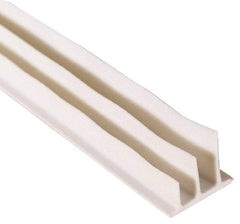 Pemko - 20' Long x 1/2" Wide, Adhesive Perimeter Gasketing Weatherstripping - 1-3/4" Door Thickness, Silicone, White Finish - Apex Tool & Supply