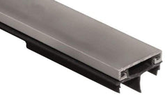 Pemko - Door Bottom Shoe Sweeps & Seal - Vinyl, 11/16" High, Mill Finish Aluminum Coated - Apex Tool & Supply