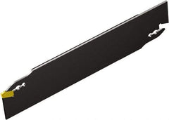 Sandvik Coromant - 1.256" Blade Height, 0.1447" Blade Width, 5-29/32" OAL, Neutral Cut, Double End Indexable Cut-Off Blade - 2.165" Max Depth of Cut, Corocut 1-2 Series - Apex Tool & Supply