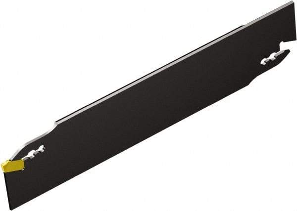 Sandvik Coromant - 1.256" Blade Height, 3/16" Blade Width, 5-29/32" OAL, Neutral Cut, Double End Indexable Cut-Off Blade - 2.165" Max Depth of Cut, Corocut 1-2 Series - Apex Tool & Supply