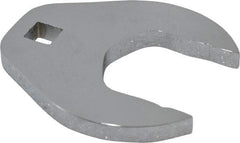 Proto - 46mm 1/2" Drive Full Polish Chrome Open End Crowfoot Wrench - 3.9" OAL - Apex Tool & Supply