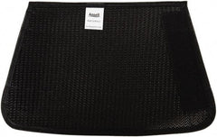 Ansell - Size Universal, Black Cane Mesh Chemical & Puncture Resistant Sleeve - 8" Long Sleeve, Cut Resistance Level 3, Elastic Opening at Both Ends - Apex Tool & Supply