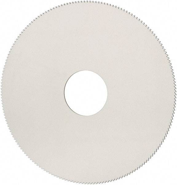 Made in USA - 2" Diam x 0.02" Blade Thickness, 1/2" Arbor Hole Diam, 190 Teeth, Solid Carbide Jeweler's Saw - Uncoated - Apex Tool & Supply