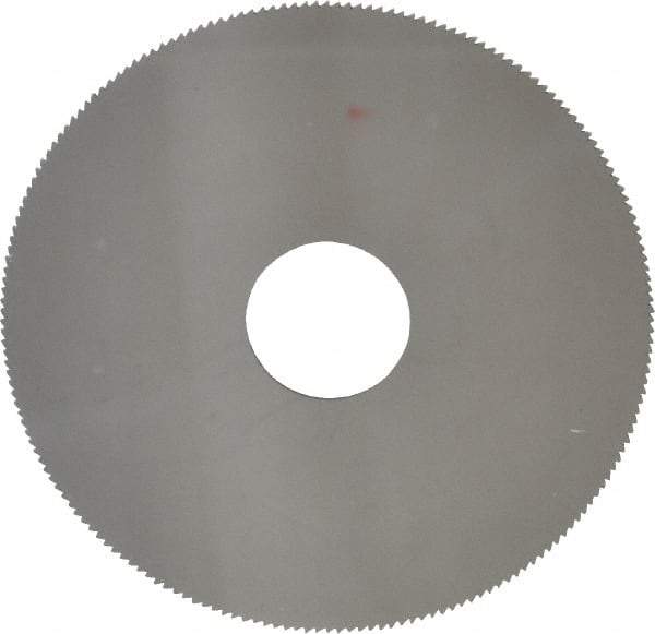 Made in USA - 2" Diam x 0.032" Blade Thickness, 1/2" Arbor Hole Diam, 190 Teeth, Solid Carbide Jeweler's Saw - Uncoated - Apex Tool & Supply