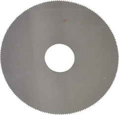 Made in USA - 2" Diam x 0.032" Blade Thickness, 1/2" Arbor Hole Diam, 190 Teeth, Solid Carbide Jeweler's Saw - Uncoated - Apex Tool & Supply