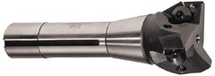 Value Collection - 1-1/2" Cut Diam, 0.656" Max Depth of Cut, 1" Shank Diam, 3-11/16" OAL, Indexable Square Shoulder End Mill - TPC 32..., TPG 32., TPU 32. Inserts, Weldon Shank - Apex Tool & Supply