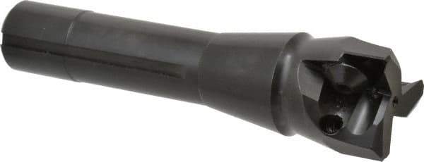 Value Collection - 1-1/2" Cut Diam, 0.656" Max Depth of Cut, 5-37/64" OAL, Indexable Square Shoulder End Mill - TPC 32..., TPG 32., TPU 32. Inserts, R8 - Apex Tool & Supply
