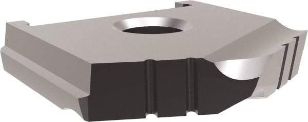 Allied Machine and Engineering - 1-1/16" Diam x 3/16" Thick, Seat Code A, 130° Included Angle Spade Drill Insert - TiAlN Coated, High Speed Steel, Series A - Apex Tool & Supply