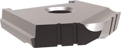 Allied Machine and Engineering - 1-7/32" Diam x 3/16" Thick, Seat Code A, 130° Included Angle Spade Drill Insert - TiAlN Coated, High Speed Steel, Series A - Apex Tool & Supply