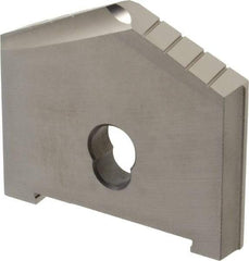 Allied Machine and Engineering - 3" Diam x 7/16" Thick, Seat Code E, 130° Included Angle Spade Drill Insert - Uncoated Powdered Metal, Powdered Metal, Series E - Apex Tool & Supply