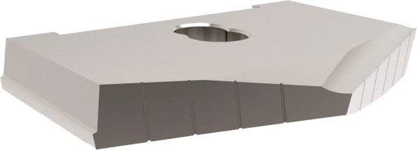 Allied Machine and Engineering - 6-1/2" Diam x 11/16" Thick, Seat Code H, 130° Included Angle Spade Drill Insert - Uncoated Powdered Metal, Powdered Metal, Series H - Apex Tool & Supply