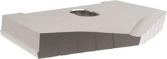 Allied Machine and Engineering - 6-1/2" Diam x 11/16" Thick, Seat Code H, 130° Included Angle Spade Drill Insert - Uncoated Powdered Metal, Powdered Metal, Series H - Apex Tool & Supply