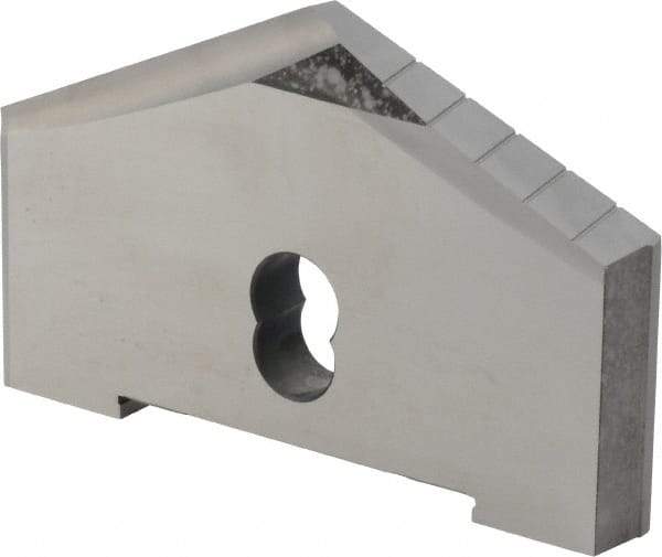 Allied Machine and Engineering - 6" Diam x 11/16" Thick, Seat Code H, 130° Included Angle Spade Drill Insert - Uncoated Powdered Metal, Powdered Metal, Series H - Apex Tool & Supply