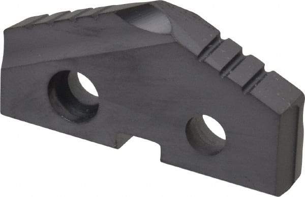 Allied Machine and Engineering - 1-7/32" Diam x 3/16" Thick, Seat Code 2, 132° Included Angle Spade Drill Insert - TiAlN Coated, High Speed Steel, Series T-A - Apex Tool & Supply