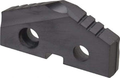 Allied Machine and Engineering - 1-7/32" Diam x 3/16" Thick, Seat Code 2, 132° Included Angle Spade Drill Insert - TiAlN Coated, High Speed Steel, Series T-A - Apex Tool & Supply