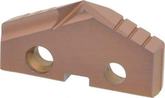 Allied Machine and Engineering - 1-9/16" Diam x 1/4" Thick, Seat Code 3, 132° Included Angle Spade Drill Insert - AM200 Coated, Cobalt, Grade Super Cobalt, Series GEN2 T-A - Apex Tool & Supply