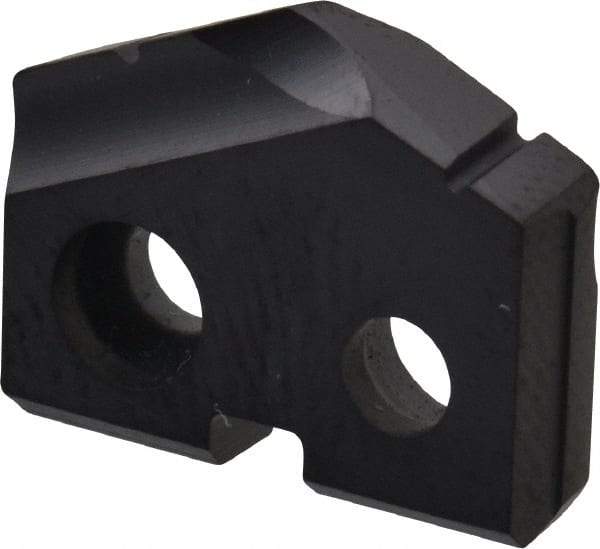 Allied Machine and Engineering - 35/64" Diam x 1/8" Thick, Seat Code 0, 132° Included Angle Spade Drill Insert - TiAlN Coated, Carbide, Grade K20, Series T-A - Apex Tool & Supply