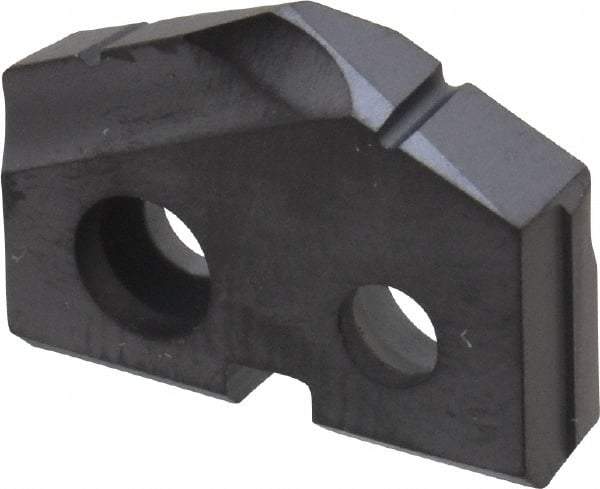 Allied Machine and Engineering - 39/64" Diam x 1/8" Thick, Seat Code 0, 132° Included Angle Spade Drill Insert - TiAlN Coated, Carbide, Grade K20, Series T-A - Apex Tool & Supply