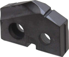 Allied Machine and Engineering - 39/64" Diam x 1/8" Thick, Seat Code 0, 132° Included Angle Spade Drill Insert - TiAlN Coated, Carbide, Grade K20, Series T-A - Apex Tool & Supply