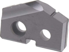 Allied Machine and Engineering - 41/64" Diam x 1/8" Thick, Seat Code 0, 132° Included Angle Spade Drill Insert - TiAlN Coated, Carbide, Grade K20, Series T-A - Apex Tool & Supply