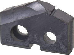 Allied Machine and Engineering - 5/8" Diam x 1/8" Thick, Seat Code 0, 132° Included Angle Spade Drill Insert - TiAlN Coated, Carbide, Grade K20, Series T-A - Apex Tool & Supply