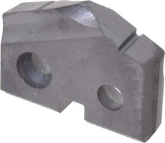 Allied Machine and Engineering - 47/64" Diam x 5/32" Thick, Seat Code 1, 132° Included Angle Spade Drill Insert - TiAlN Coated, Carbide, Grade K20, Series T-A - Apex Tool & Supply
