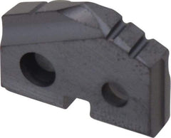 Allied Machine and Engineering - 49/64" Diam x 5/32" Thick, Seat Code 1, 132° Included Angle Spade Drill Insert - TiAlN Coated, Carbide, Grade K20, Series T-A - Apex Tool & Supply
