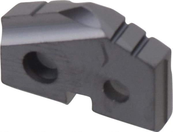 Allied Machine and Engineering - 51/64" Diam x 5/32" Thick, Seat Code 1, 132° Included Angle Spade Drill Insert - TiAlN Coated, Carbide, Grade K20, Series T-A - Apex Tool & Supply
