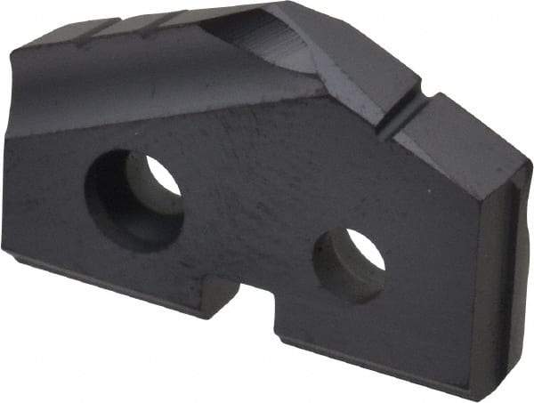 Allied Machine and Engineering - 55/64" Diam x 5/32" Thick, Seat Code 1, 132° Included Angle Spade Drill Insert - TiAlN Coated, Carbide, Grade K20, Series T-A - Apex Tool & Supply