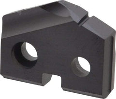 Allied Machine and Engineering - 23/32" Diam x 5/32" Thick, Seat Code 1, 132° Included Angle Spade Drill Insert - TiAlN Coated, Carbide, Grade K20, Series T-A - Apex Tool & Supply