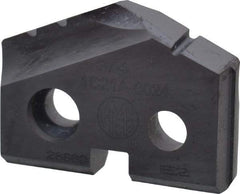 Allied Machine and Engineering - 3/4" Diam x 5/32" Thick, Seat Code 1, 132° Included Angle Spade Drill Insert - TiAlN Coated, Carbide, Grade K20, Series T-A - Apex Tool & Supply