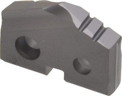 Allied Machine and Engineering - 25/32" Diam x 5/32" Thick, Seat Code 1, 132° Included Angle Spade Drill Insert - TiAlN Coated, Carbide, Grade K20, Series T-A - Apex Tool & Supply