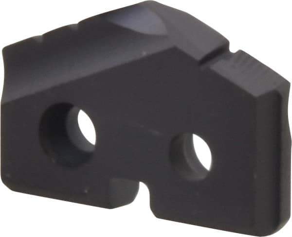 Allied Machine and Engineering - 13/16" Diam x 5/32" Thick, Seat Code 1, 132° Included Angle Spade Drill Insert - TiAlN Coated, Carbide, Grade K20, Series T-A - Apex Tool & Supply