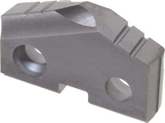 Allied Machine and Engineering - 31/32" Diam x 3/16" Thick, Seat Code 2, 132° Included Angle Spade Drill Insert - TiAlN Coated, Carbide, Grade K20, Series T-A - Apex Tool & Supply