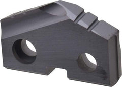 Allied Machine and Engineering - 1" Diam x 3/16" Thick, Seat Code 2, 132° Included Angle Spade Drill Insert - TiAlN Coated, Carbide, Grade K20, Series T-A - Apex Tool & Supply