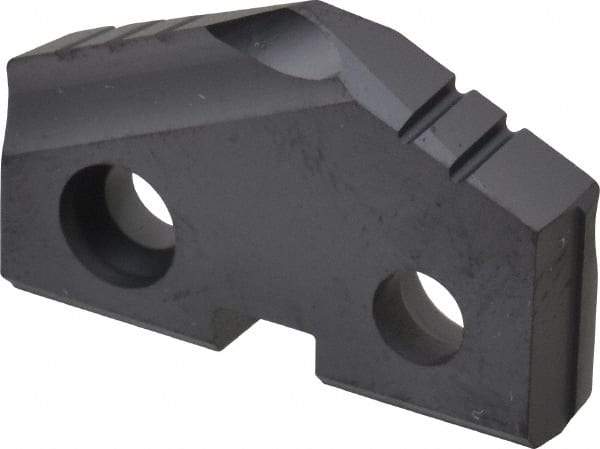 Allied Machine and Engineering - 1-1/32" Diam x 3/16" Thick, Seat Code 2, 132° Included Angle Spade Drill Insert - TiAlN Coated, Carbide, Grade K20, Series T-A - Apex Tool & Supply
