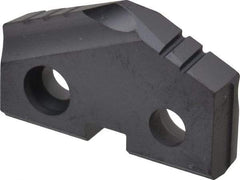 Allied Machine and Engineering - 1-1/32" Diam x 3/16" Thick, Seat Code 2, 132° Included Angle Spade Drill Insert - TiAlN Coated, Carbide, Grade K20, Series T-A - Apex Tool & Supply