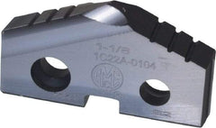 Allied Machine and Engineering - 1-1/8" Diam x 3/16" Thick, Seat Code 2, 132° Included Angle Spade Drill Insert - TiAlN Coated, Carbide, Grade K20, Series T-A - Apex Tool & Supply
