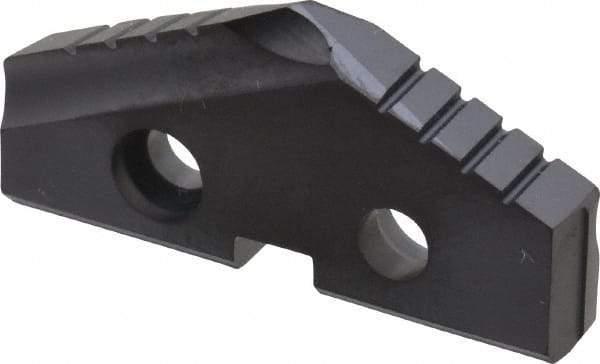 Allied Machine and Engineering - 1-11/32" Diam x 3/16" Thick, Seat Code 2, 132° Included Angle Spade Drill Insert - TiAlN Coated, Carbide, Grade K20, Series T-A - Apex Tool & Supply