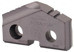 Allied Machine and Engineering - 1-3/64" Diam x 3/16" Thick, Seat Code 2, 132° Included Angle Spade Drill Insert - TiAlN Coated, Carbide, Grade K20, Series T-A - Apex Tool & Supply